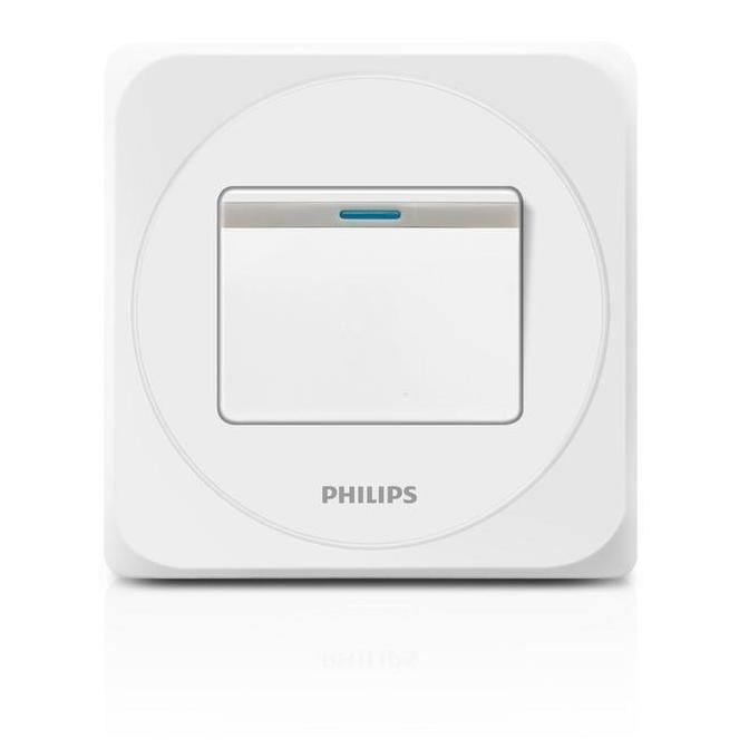 Saklar Hotel Saklar 2 Way Saklar Tunggal Engkel Hotel PHILIPS SIMPLY