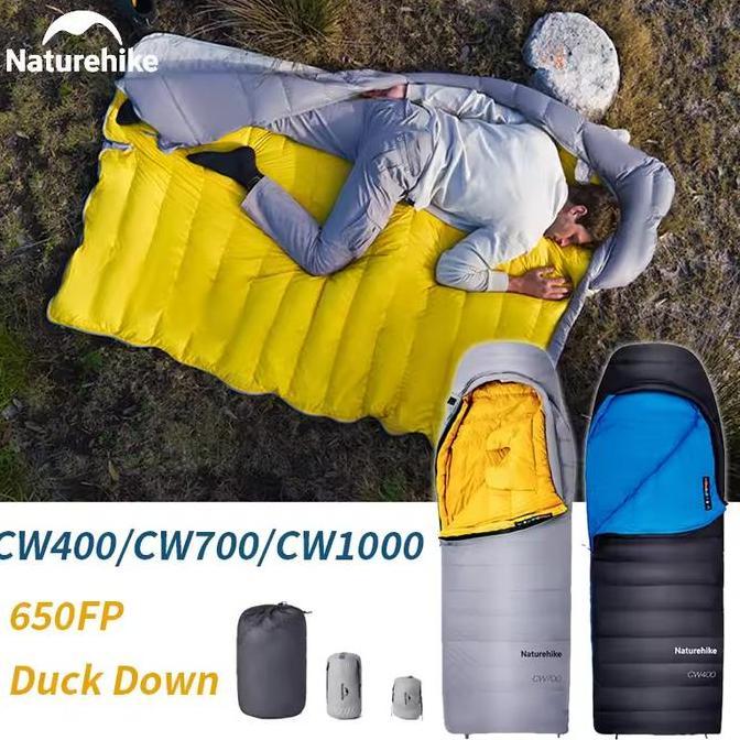 Terlaris Sleeping Bag Hiking Camping Ultralight Cw1000 Duck Down Naturehike Nh22Yd002