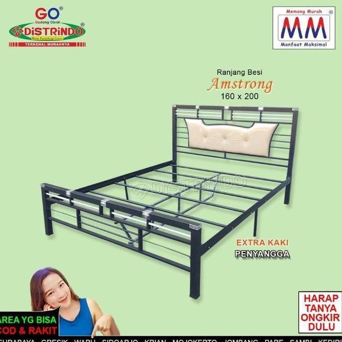 Terlaris Divan Ranjang Besi Minimalis Kuat Dan Kokoh Ada Tambahan Penyangga