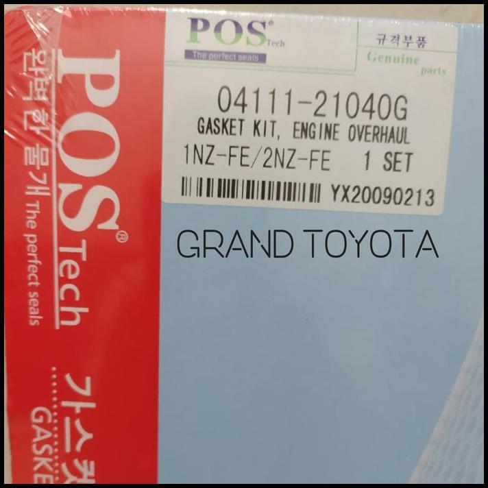 DISKON PAKING SET YARIS 1NZ-FE 2NZ-FE 