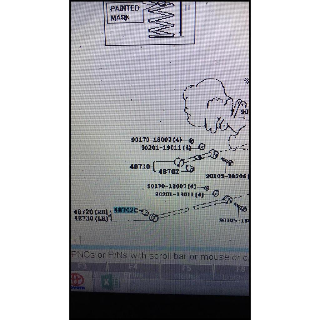 TERLARIS BUSH ARM BUSHING LOWER ARM BELAKANG VX VX80 VX100 ORIGINAL 