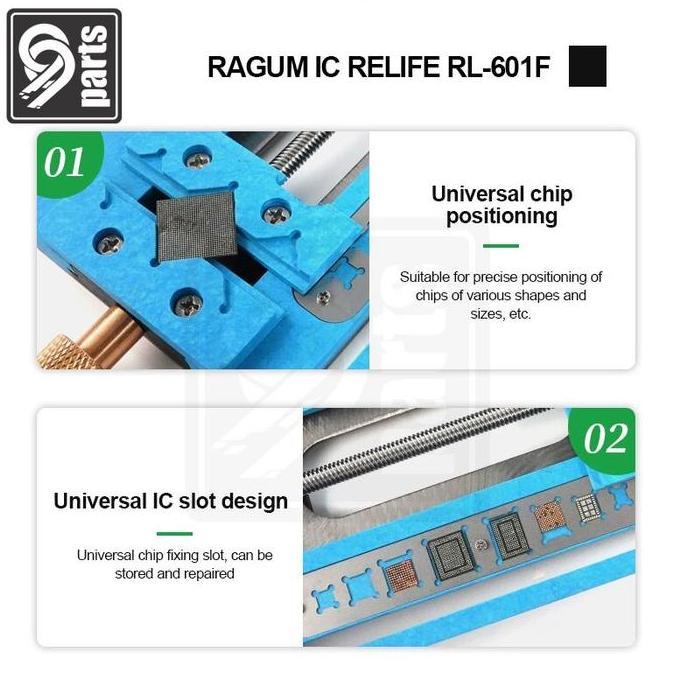 Ragum IC Relife RL-601F / Ragum Pcb / Ragum Mesin / Penjepit Mesin /