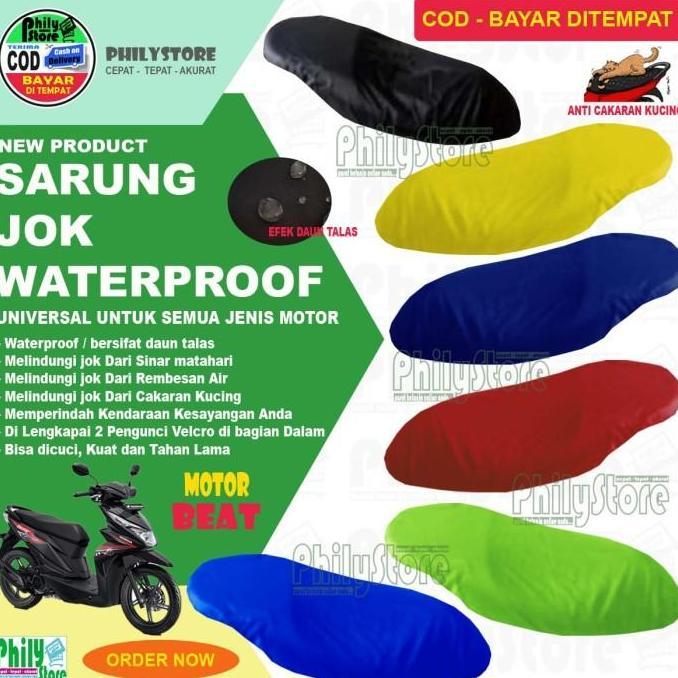 Cover Jok Sarung Jok Motor Vario 110 125 150 160 Spacy Beat Anti Air