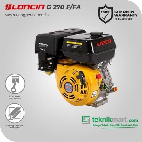 Loncin G 270 F 9 HP Mesin Penggerak Bensin