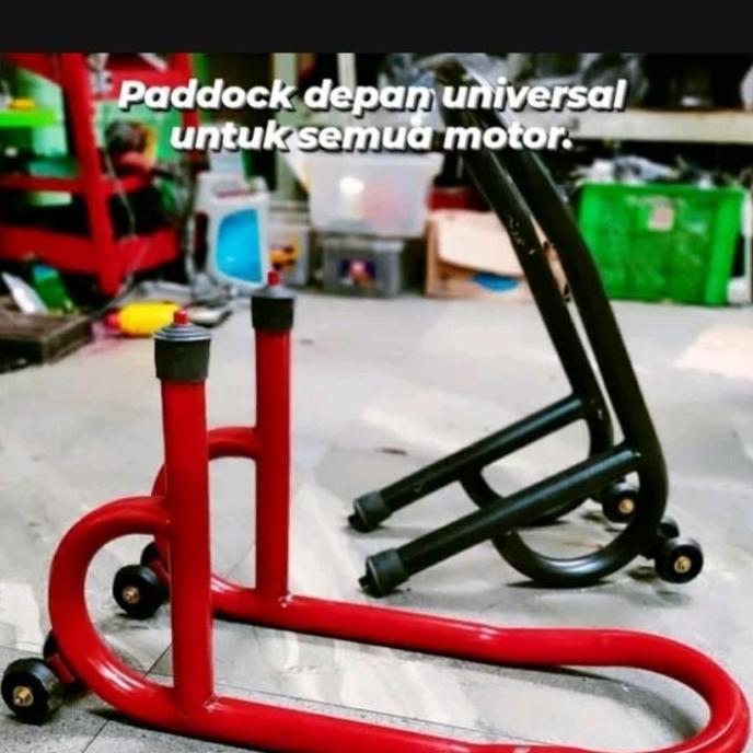 standar paddock motor depan