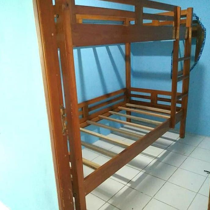 Terlaris Ranjang Tingkat Jati.Buat Kasur 200X100.