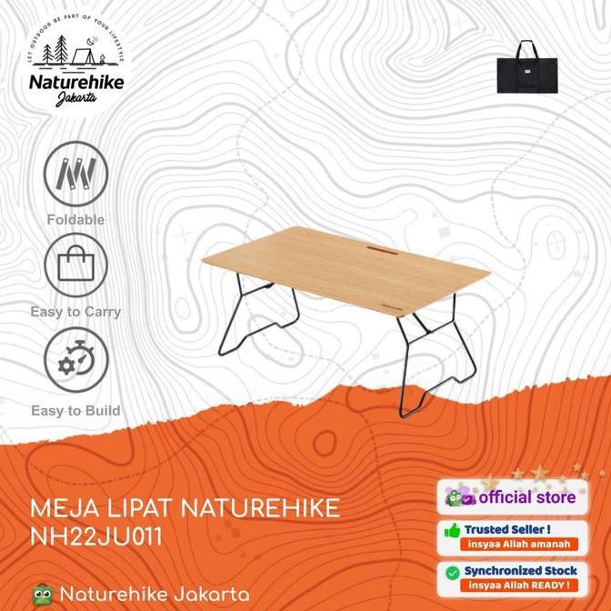 Terlaris Meja Lipat Portable Piknik Camping Outdoor Naturehike Nh22Ju011