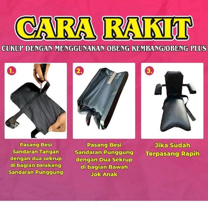 Jok Boncengan Anak Jok Boncengan Anak Dengan Sandaran Motor Honda Genio