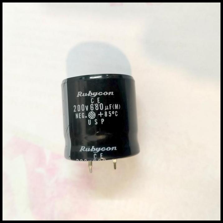 DISKON KAPASITOR ELCO 680UF 200V RUBICON 