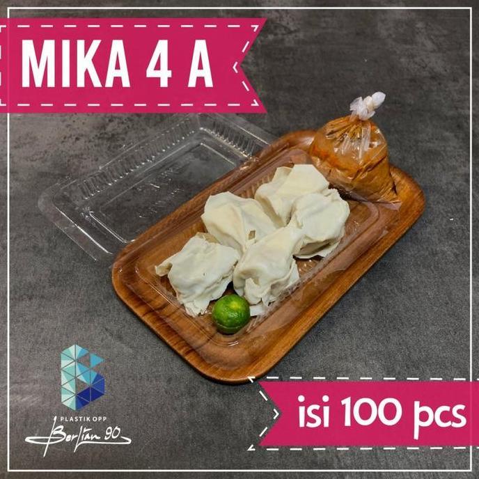 TERLARIS MIKA PLASTIK 4A - MIKA KUE MAKANAN JAJANAN / PLASTIK MIKA KEMASAN 4A