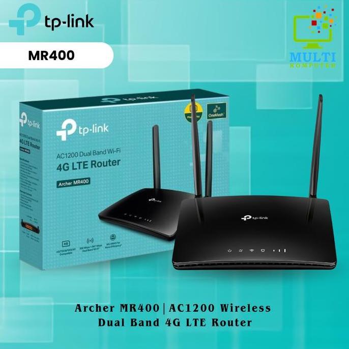 TP-Link Archer MR400 AC1200 4G LTE Modem Wireless Router MR400