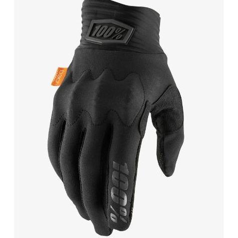 Glove 100% Cognito Black Charcoal / Gloves 100% ORIGINAL
