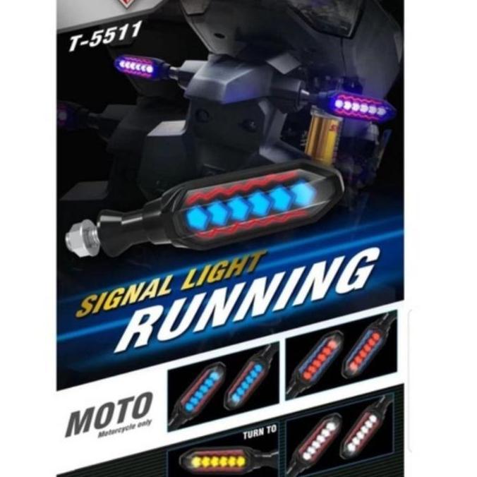 Promo LAMPU SEN SEIN RUNNING LED UNIVERSAL VARIO 125 150 160 CB CBR 150 MERK XCASE ORIGINAL BISA UNT