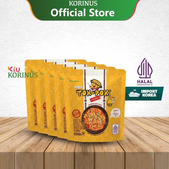 Promo Paket Hemat [ Korinus ] Tokpoki - Original 5Pcs / Tokpoki Korea / Halal Mui