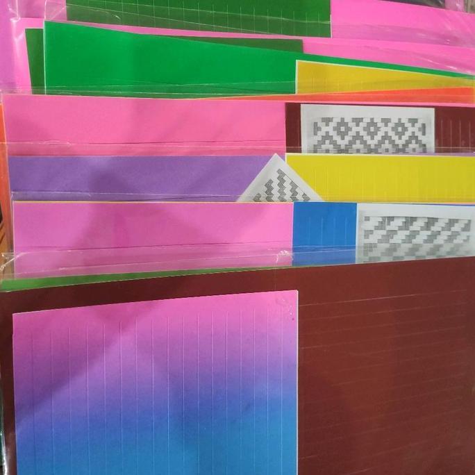 Kertas Anyaman Prakarya/Warna Random