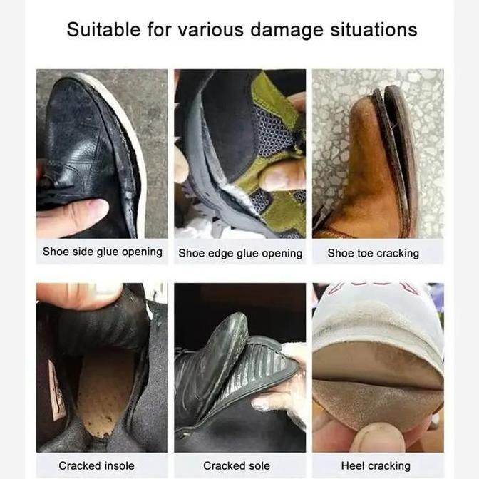 60ml Lem Outsole Sepatu Lem Buat Sepatu Lem Alas Sepatu Super Kuat Lem Sol Sepatu Lem Sepatu Karet L