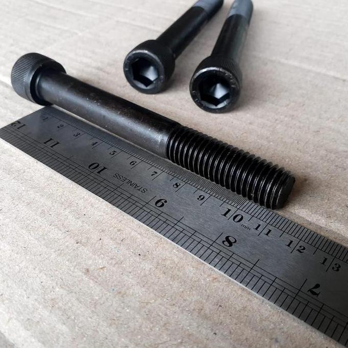 Baut L Baja M14X110 / Baut L Baja M14 X 110 / Baut M14X110 Baja Hitam Terbaik