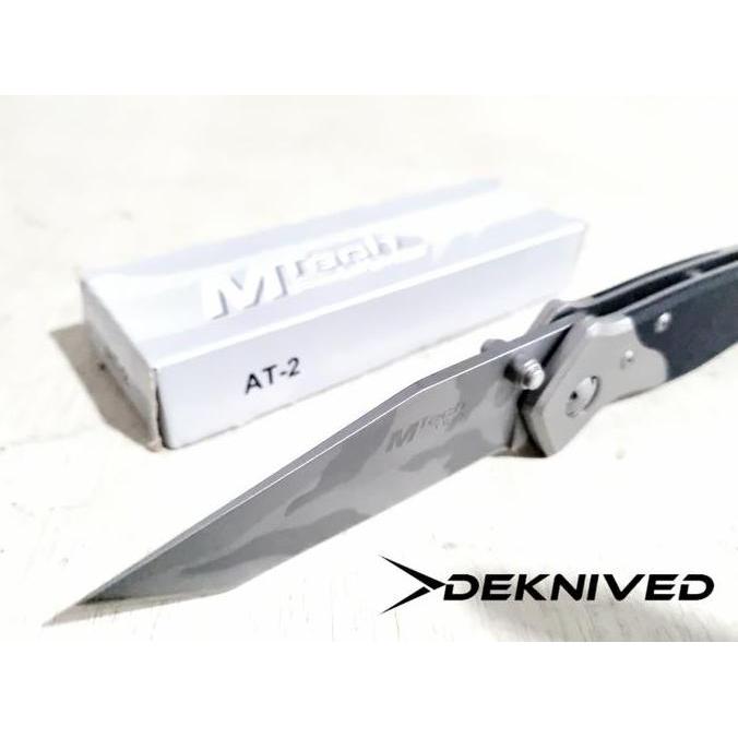 Pisau Lipat Survival Outdoor Titanium MTech Made In U.S.A " Deknived "