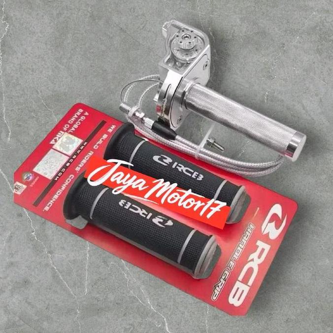 Promo Paket Gas Spontan Acerbis V2 Plus 1 Kabel + Handgrip RCB HG55 Original + Jalu Stang Cnc Univer