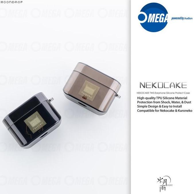 MOONDROP NEKOCAKE KURONEKO SILICONE PROTECT/PROTECTIVE CASE AKSESORIS LOW LATENCY