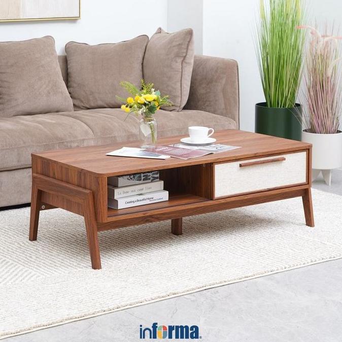 Informa Velton Meja Tamu - Cokelat Meja Ruang Keluarga Meja Ngopi Sofa Baca