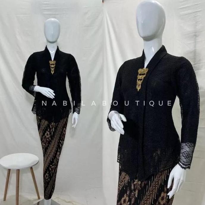 Kebaya Tunik / Tunik Tulle / Kebaya Modern / Kebaya tile / Kebaya Kartini / Batik Couple Wanita Atas