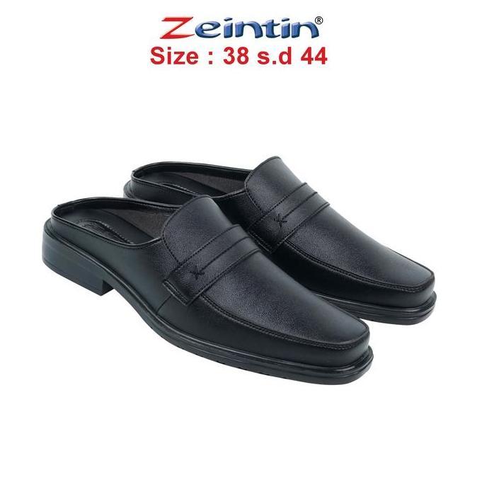 Zeintin - Sepatu Sandal Selop Pria Bustong Sepatu Tutong Bahan Sintetis Premium AJ