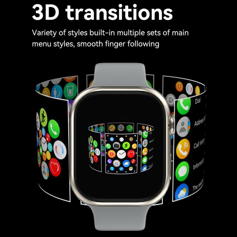 Cuci Gudang Kairos Smartwatch S11 Max With 2.3" Hd Amoled Gps Nfc Waterproof Bluetooth Call Jam Smar