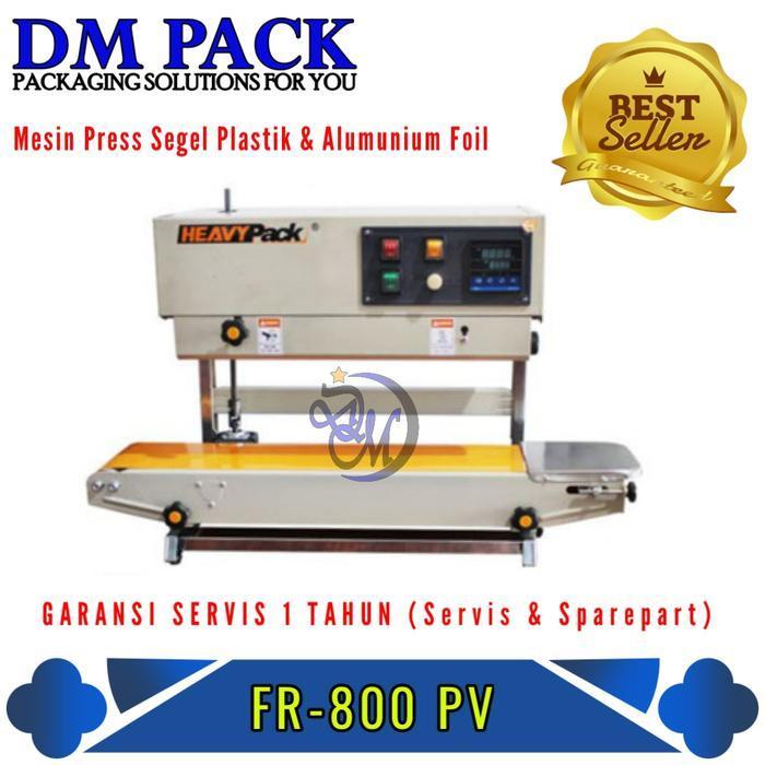 CONTINUOUS BAND SEALER FR 800 PV Mesin segel plastik standing pouch