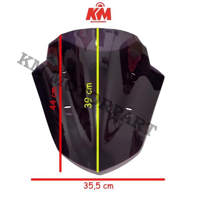 Promo Visor Windshield Variasi Motor NMax old N Max 2015 2016 2017 2018 2019 Tebal 3 mm Bahan Mika A