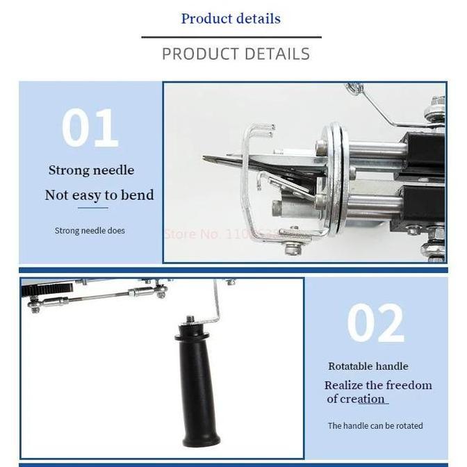 alat Jahit Karpet Carpet mesin jahit karpet Tufting Flocking Gun Cut Alat Jahit Karpet Carpet Tuftin