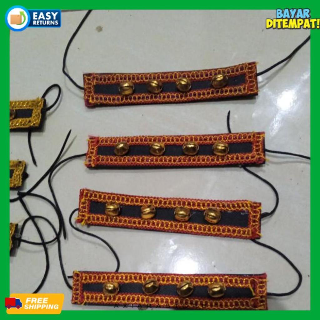 Exclusive Gongseng Klinting Jaranan Klintingan Kerincingan Aksesoris Gelang Kaki Gongseng Anak