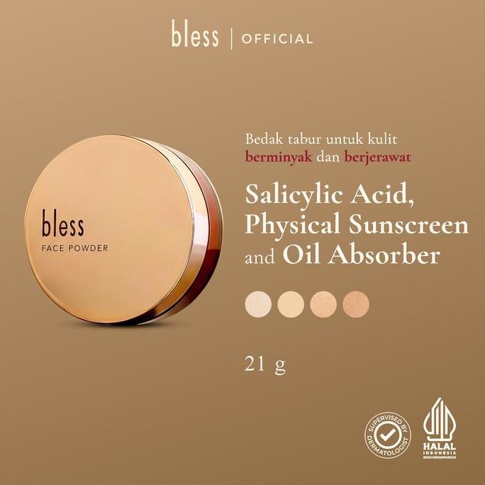 NEW - Bless Acne Face Powder | Bedak Tabur - Jerawat/Kulit Berminyak