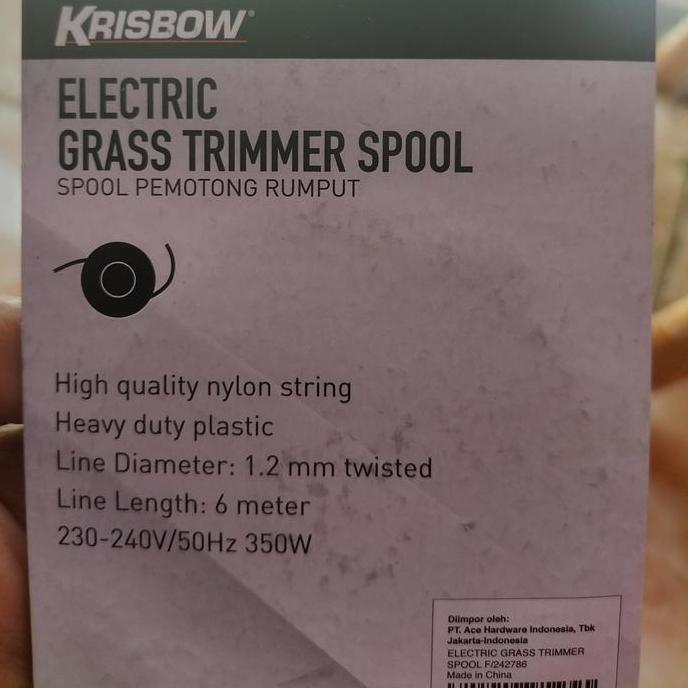 senar mesin potong rumput krisbow