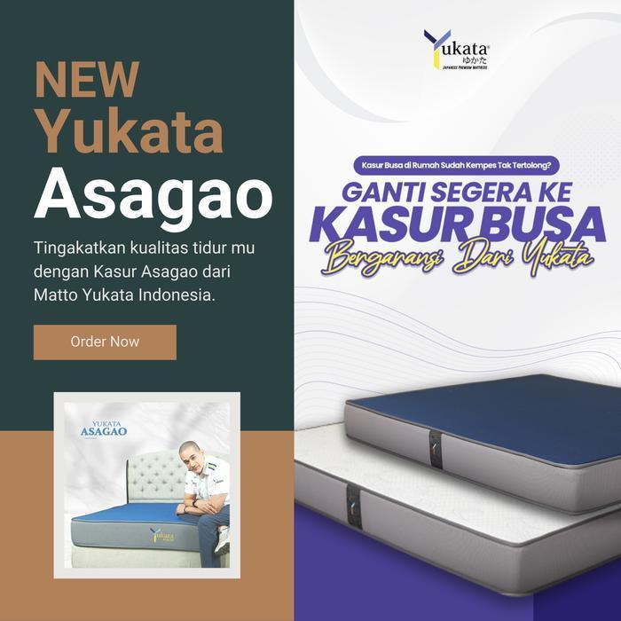 KASUR BUSA ASAGAO INOAC YUKATA [TEBAL 20CM] MATRAS SPRINGBED LANTAI