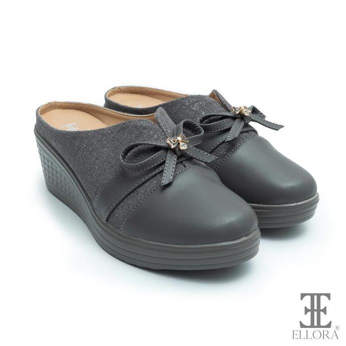ELLORA EB-5303 Sandal Wedges Wanita Import 6cm