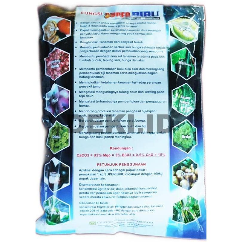 Pupuk Kalsium Super Biru 99% Plus Magnesium Boron