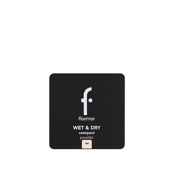 Flormar Wet & Dry Compact Powder | Bedak Foundation Padat Two Way Cake