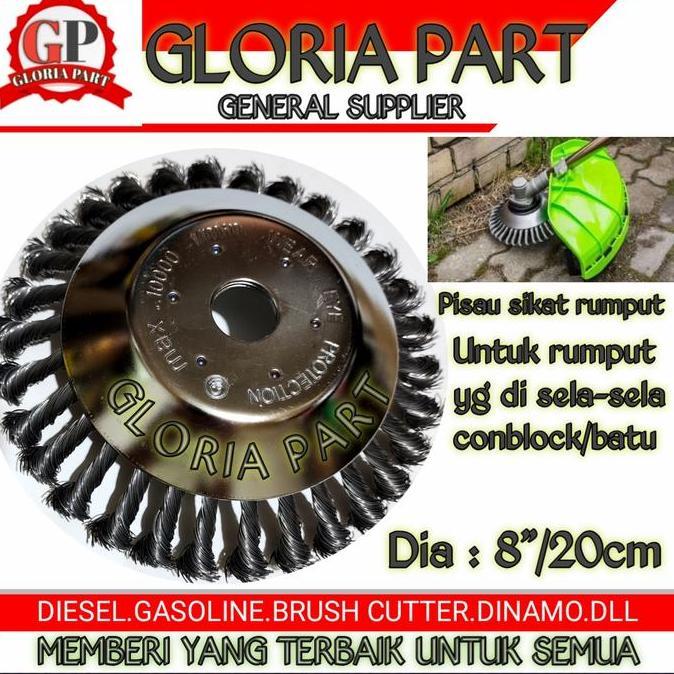 NEW PISAU KAWAT SIKAT RUMPUT ORI