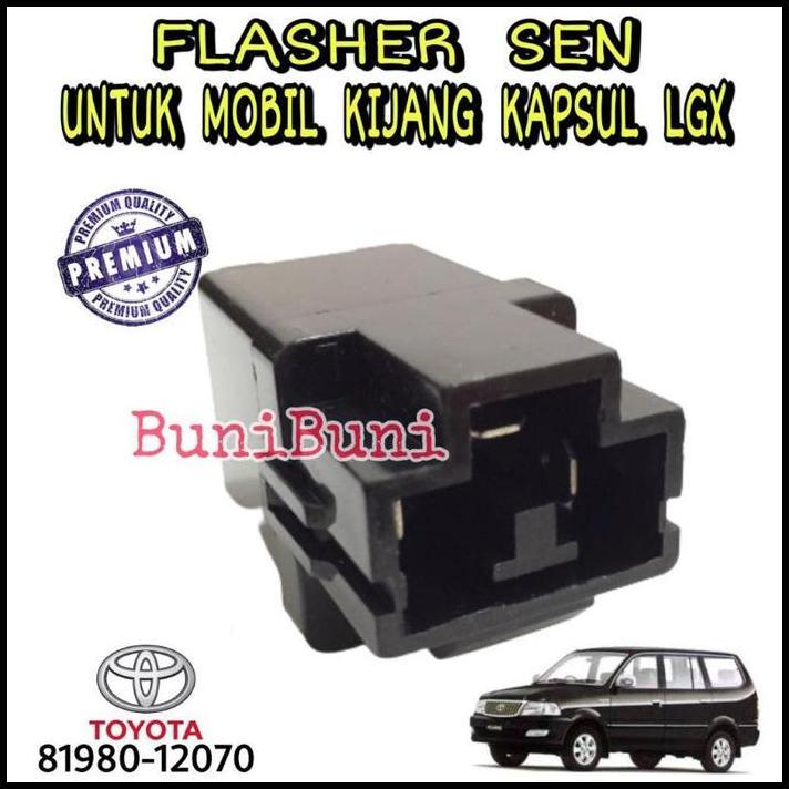 TERBARU FLASHER / FLASER OTOMATIS SEN UNTUK MOBIL TOYOTA KIJANG KAPSUL LGX 7K / EFI 