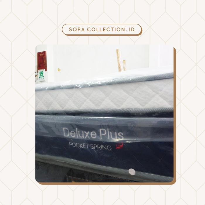 Central Springbed Deluxe Plus Pocket Uk 200x200 cm ( hanya kasur )