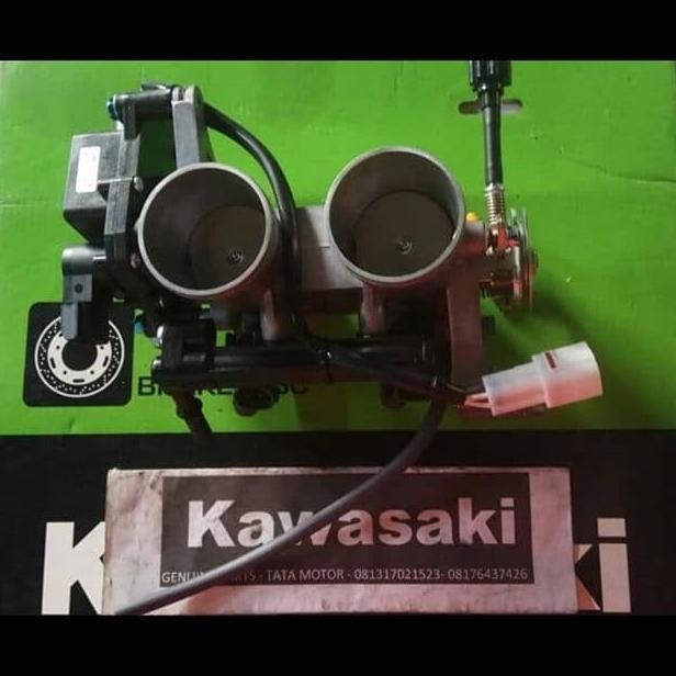 injection, TB Throttle body Assy, TTK28, ninja 250 Fi old. Sparepart Kasaki.