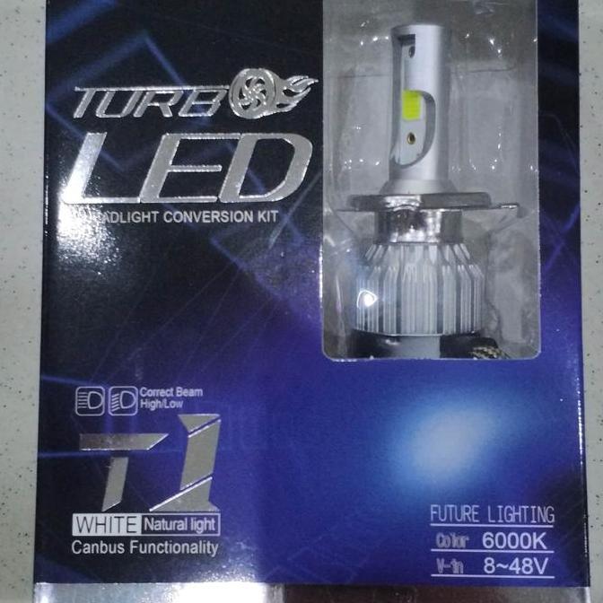 lampu led H4 TURBO T1 model C6 Garansi