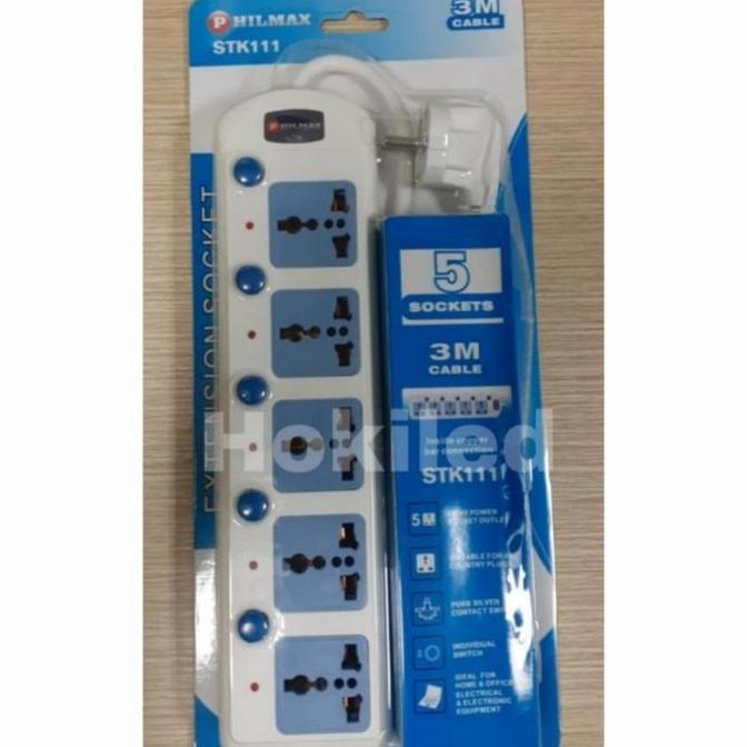 STOP KONTAK 5 LUBANG UNIVERSAL COLOKAN LISTRIK STOP KONTAK 5 LUBANG READY
