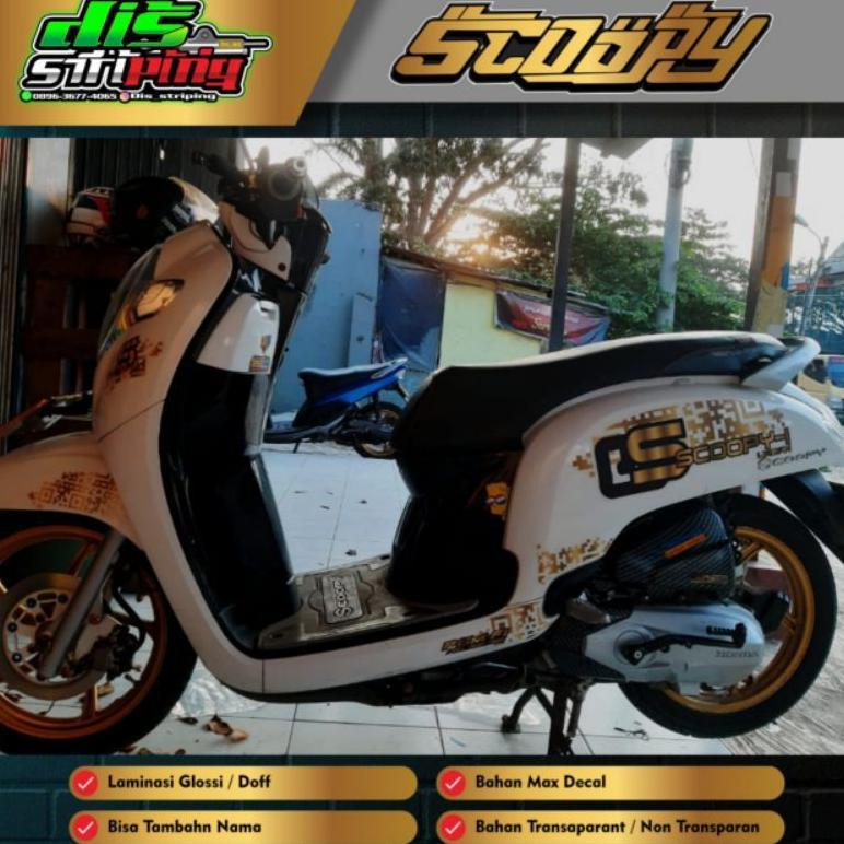 STRIG TRANSPARAN SCOOPY NEW 2018 COSTUM URBAN