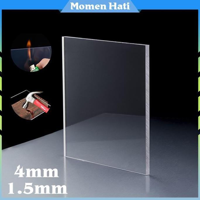 OARINAX 1.5mm/4mm Atap Kanopi Polycarbonate Atap Transparan Anti Panas