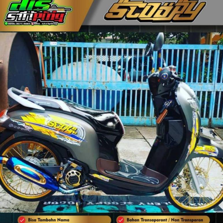 STRIG SCOOPY NEW RDR TRANSPARAN COSTUM 7