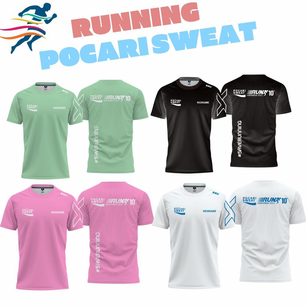 (Terbaru) Jersey Running Pocari Sweat Run Indonesia 2023 - Gratis Custom Warna & Desain (Terlaris)
