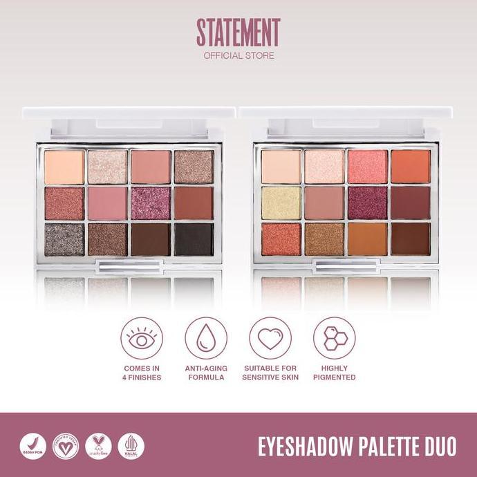 HARGA PABRIK - Statement Beauty - Eyeshadow Palette Duo