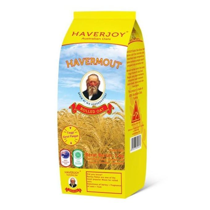 HAVERJOY Rolled Oats Havermout 1 Kg - Australian Oats 1Kg